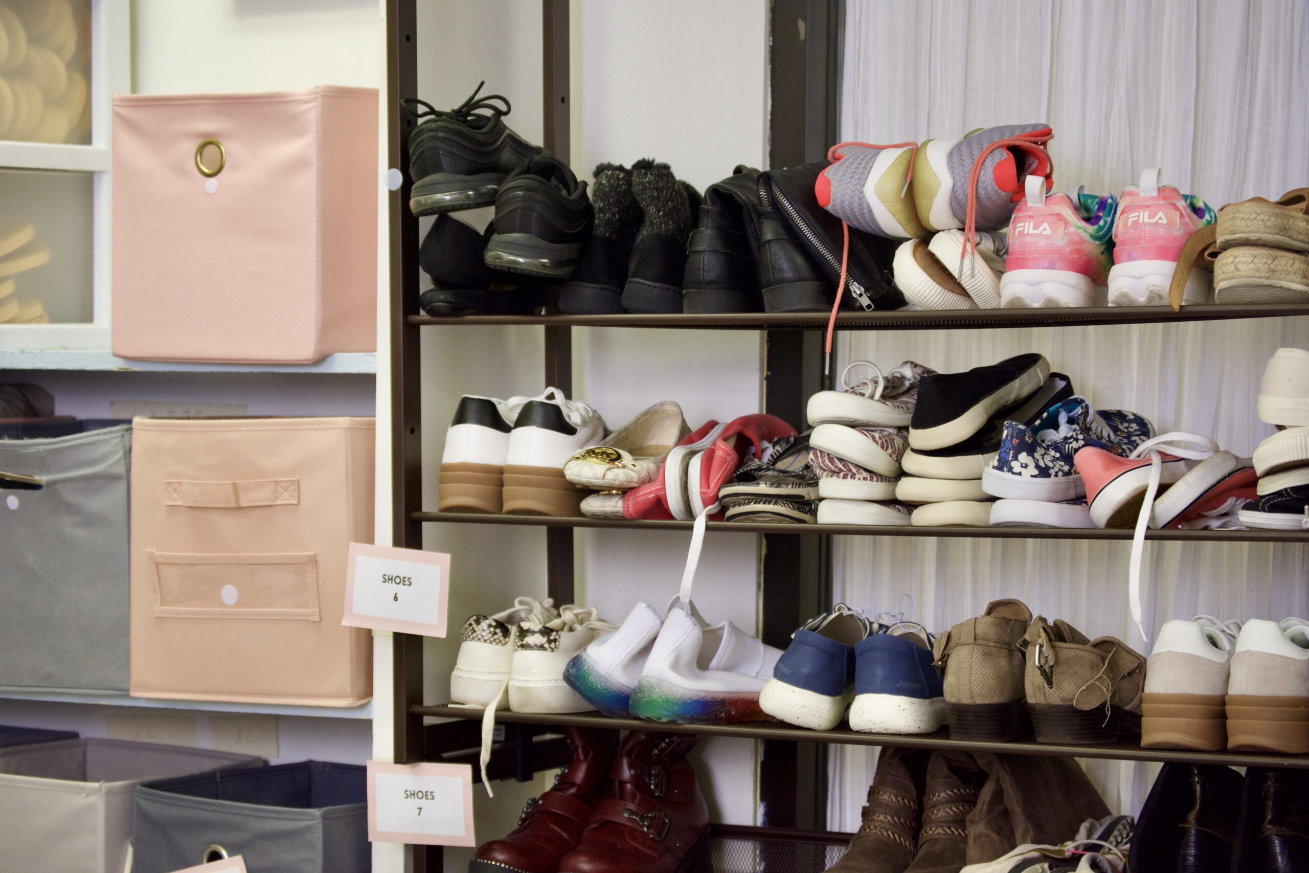 Clothes Closet donations at Pathways